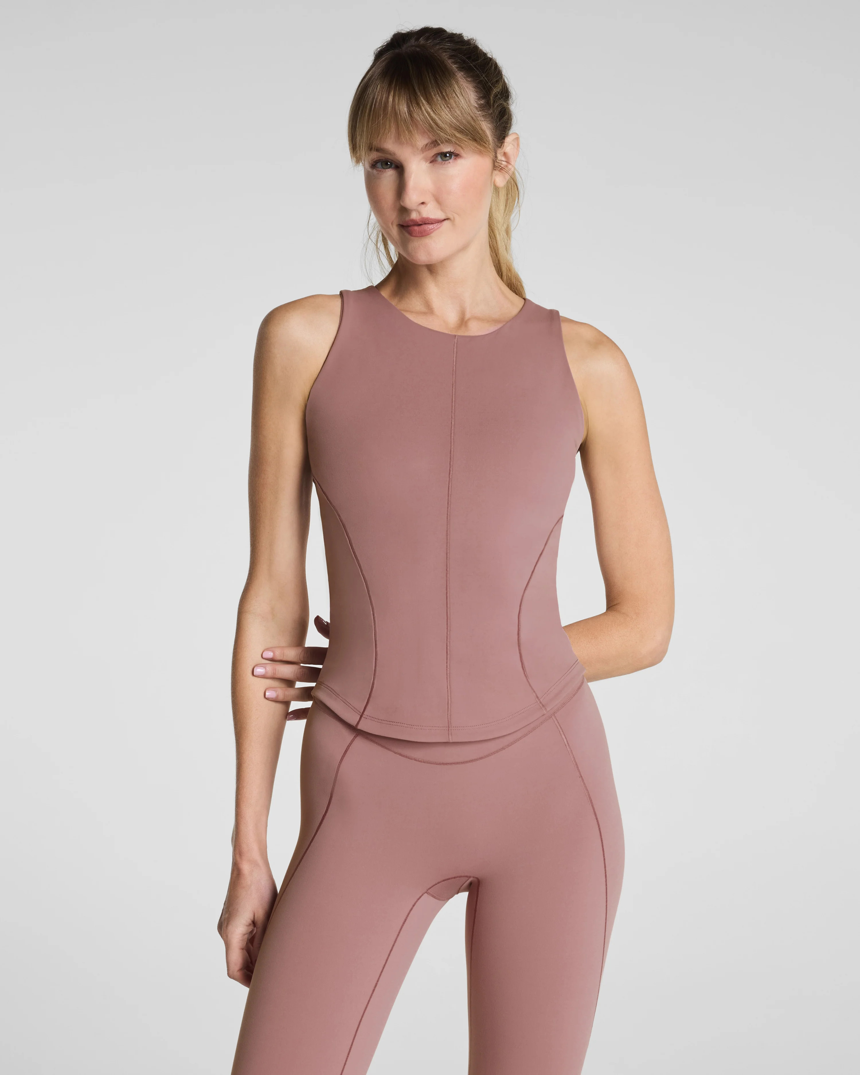 SPANX® PowerPlay High Neck Shelf Tank | Spanx