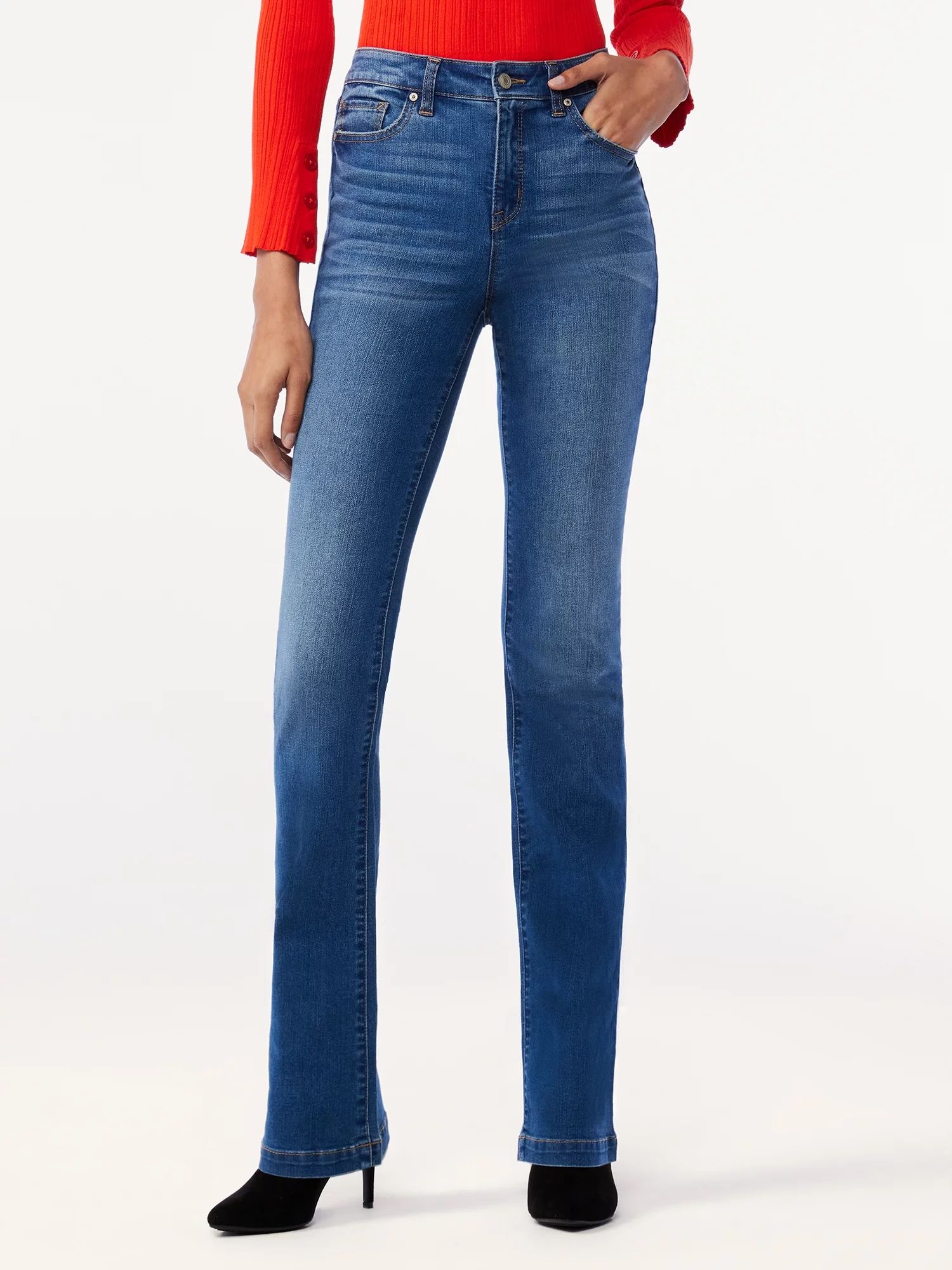Scoop Women's Memphis Slim Bootcut Jeans | Walmart (US)