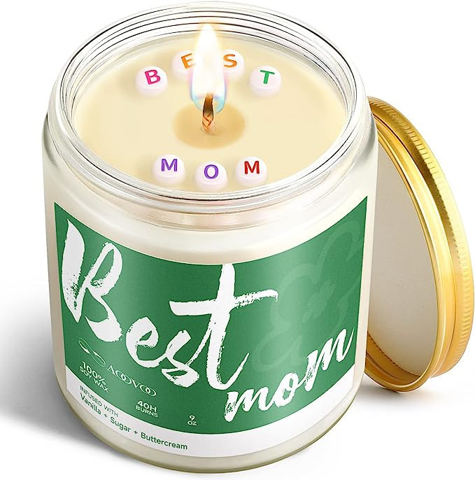 Mothers Day Candle Gifts from Daughter Son, Birthday Scented Candle Gifts for Mom, Vanilla, Sugar... | Amazon (US)