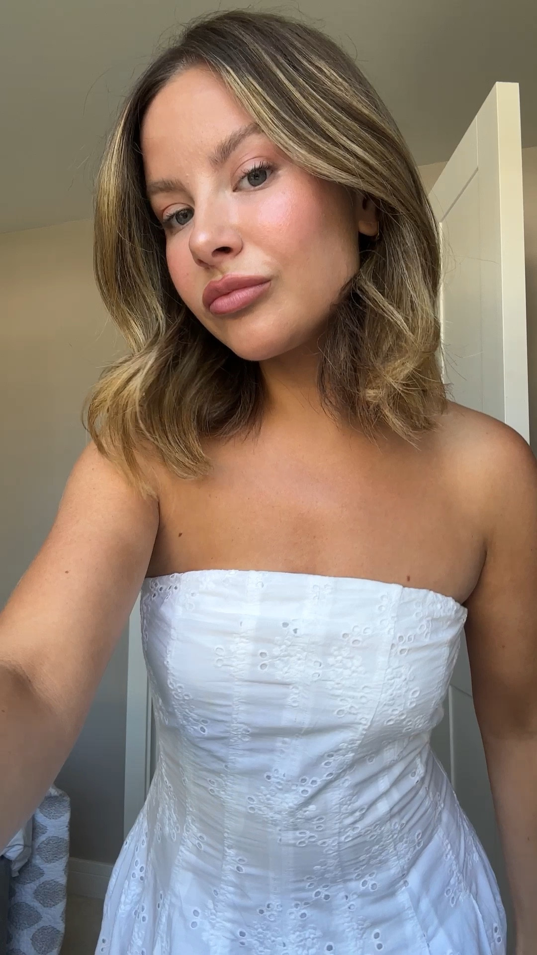 The perfect strapless white embroidery anglaise dress from sustainable brand Nobody’s Child 

#LTKsummer #AugustBrandSpotlight #LTKtravel