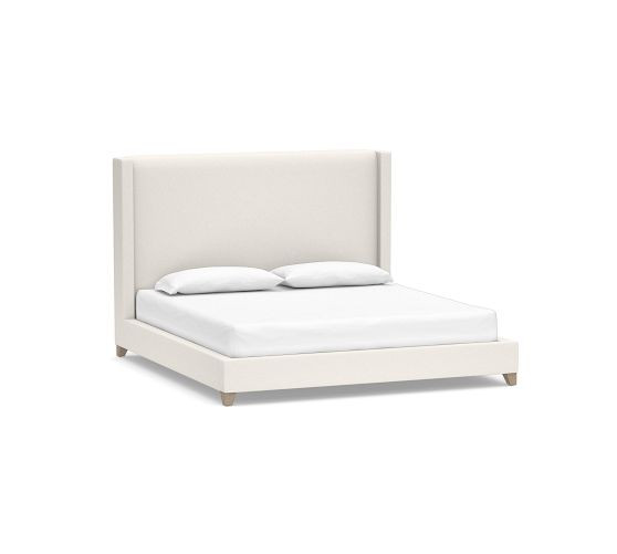 Harper Non-Tufted Upholstered Bed | Pottery Barn (US)
