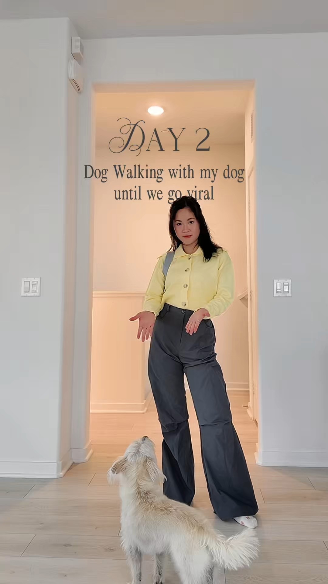 Day 2 of dog walking with my dog until we go viral 👏 

#LTKStyleTip #LTKPetite #LTKWorkwear