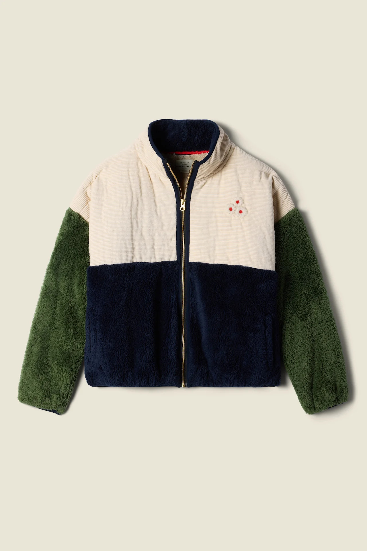 Lennox Zip-Up Oat | TROVATA