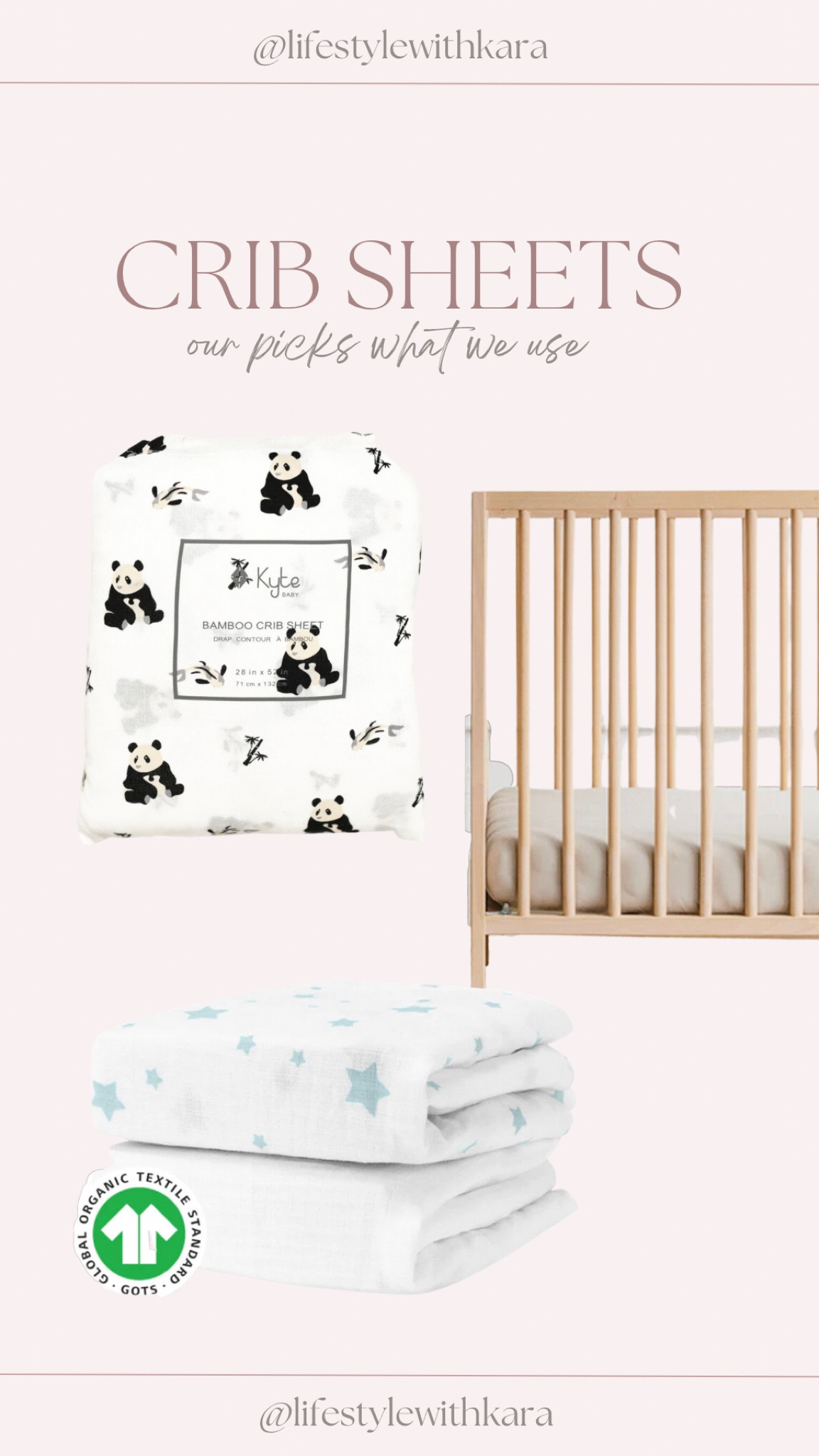 The crib sheets we use with our Newton mattress! 

#LTKbaby