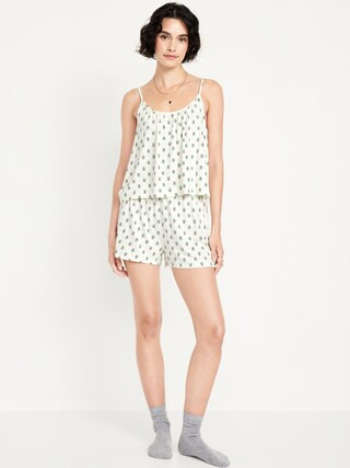 Knit Jersey Sleep Short Set | Old Navy (US)