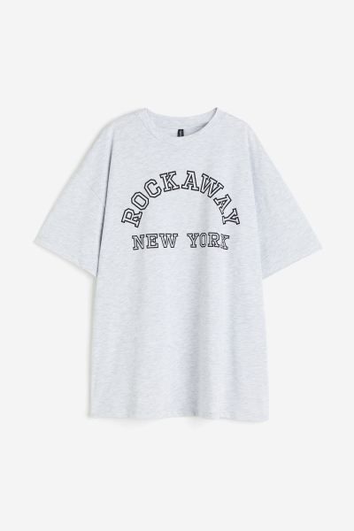 Oversized printed T-shirt | H&M (UK, MY, IN, SG, PH, TW, HK)