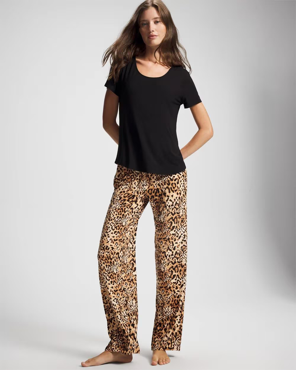 Packaged Short-Sleeve Pant Pajama Set | Soma | SOMA