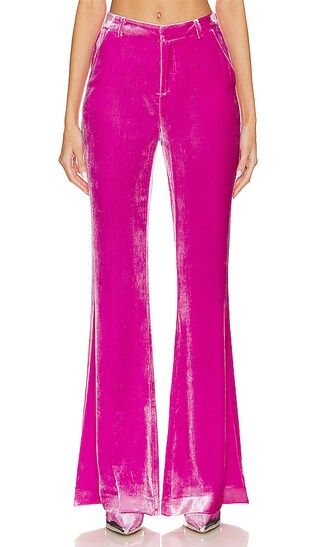 Lane Flared Trouser in Hot Pink | Revolve Clothing (Global)