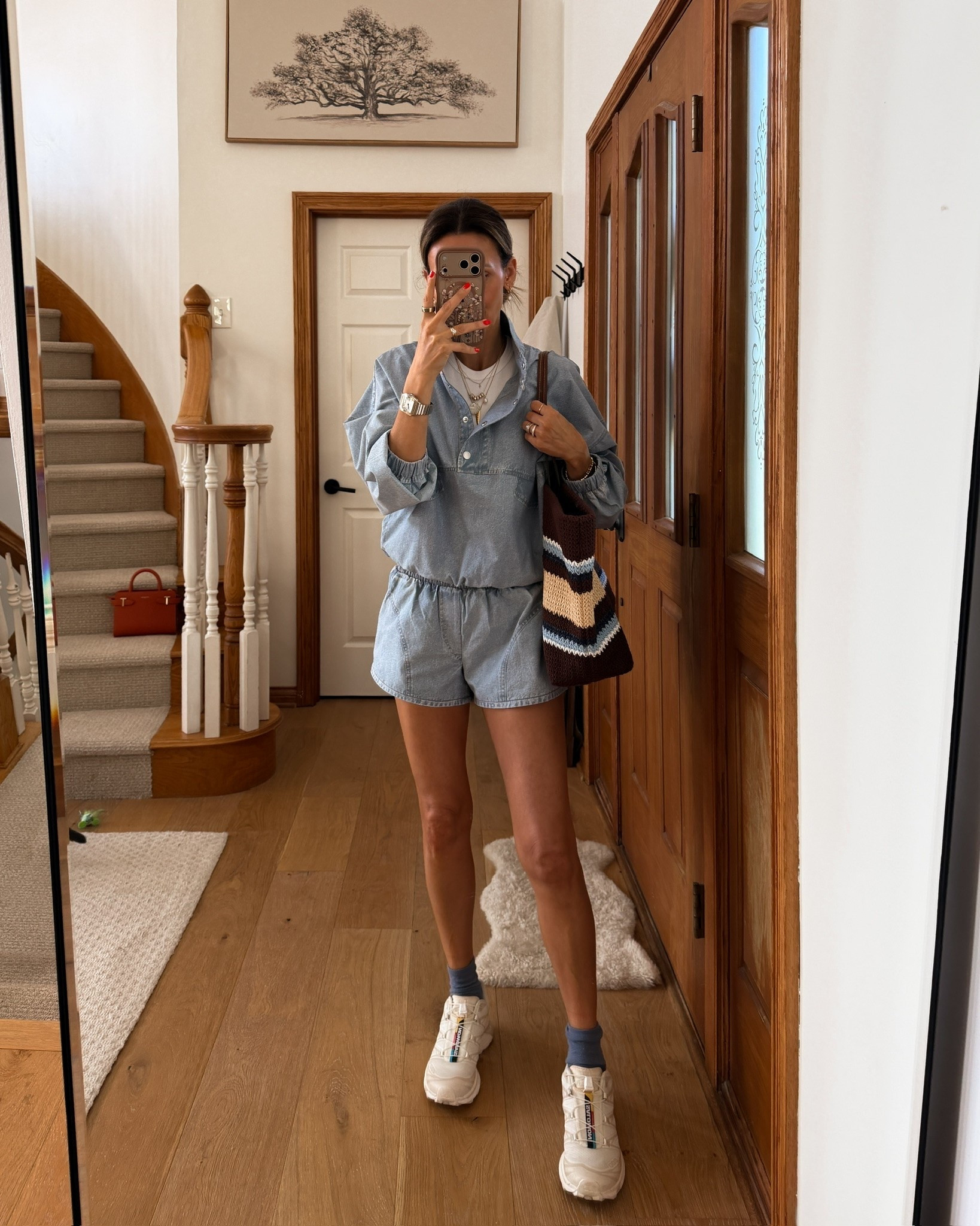 This morning’s ootd for appointment with the surgeon and physical therapy, love this little easy set for a warm summer day and these micro shorts are the perfect length for lots of movement today!

#LTKgrwm #LTKmorningroutine #LTKActive