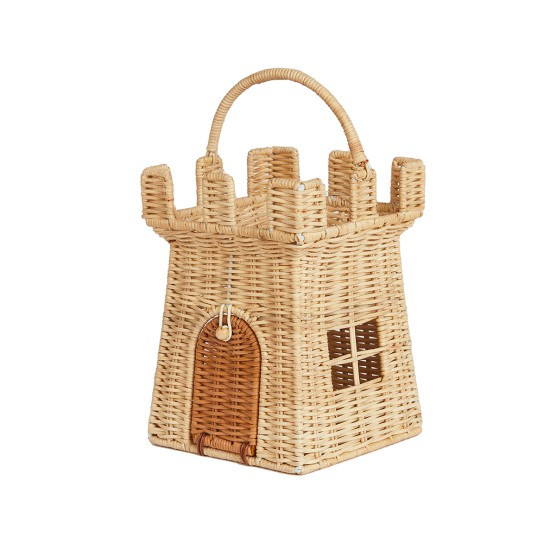 Olli Ella Rattan Castle Bag | The Tot