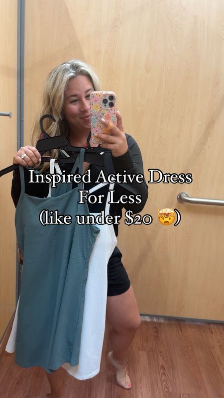 I love this active dress! Super flattering and under $20! Even has built in shorts and a built in bra! 👏🏼 TTS 

Active dress, mom look, summer outfit, look for less, inspired, Pinterest mom, Pinterest outfit, white dress, athletic build, petite mom over 30

#LTKActive #LTKFindsUnder100 #LTKFitness