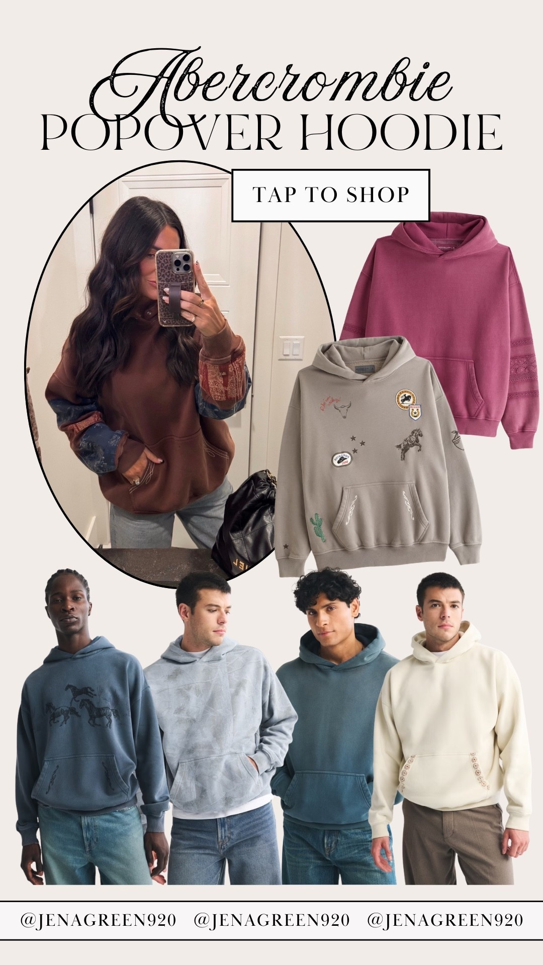 Abercrombie Popover Hoodie | Patch Hoodie | Graphic Horse Sweatshirt 

#LTKSeasonal #LTKootd