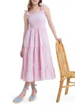 Draper James Women's Taylor Dress in Seersucker Stripe | Belk