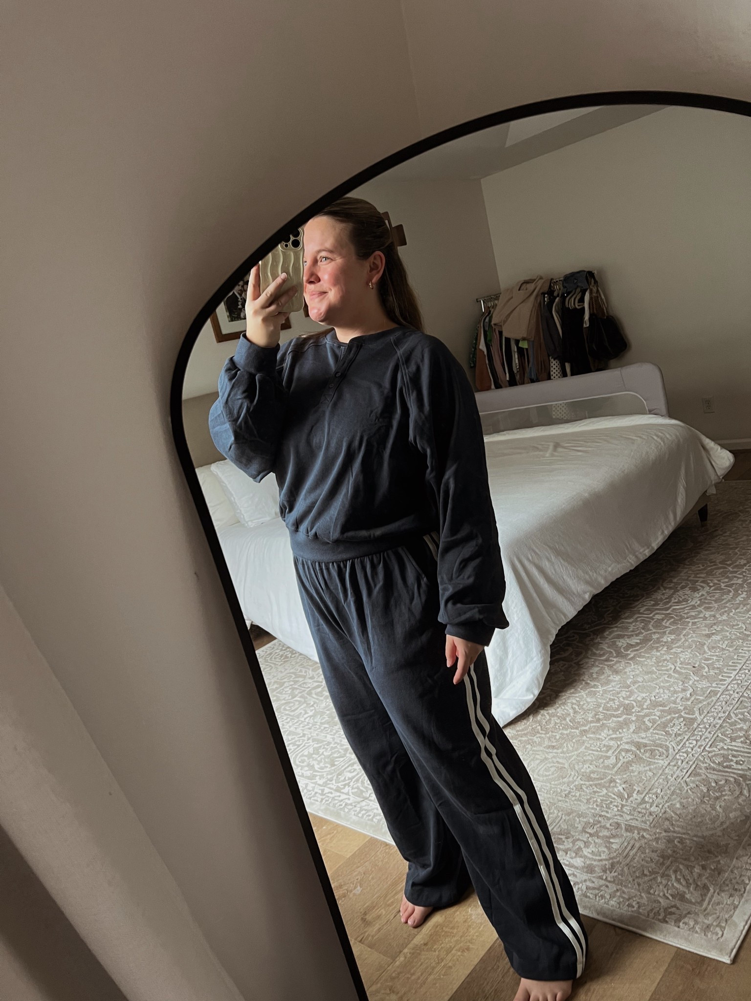 When I bought the green I also bought this navy striped set too! 🙌🏼

#LTKSaleAlert #LTKFindsUnder50 #LTKMidsize