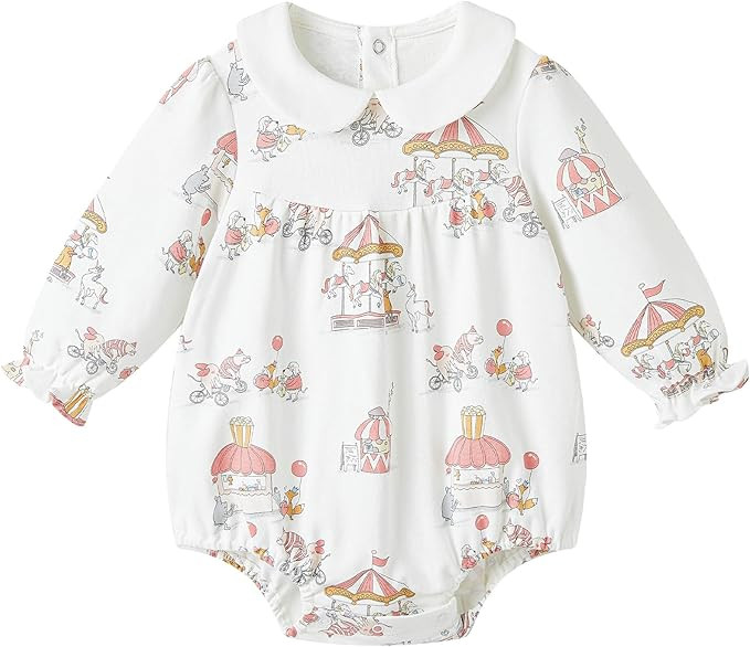 pureborn Baby Girls Boys Bodysuit Super Soft Cotton Romper 0-24 Months | Amazon (US)