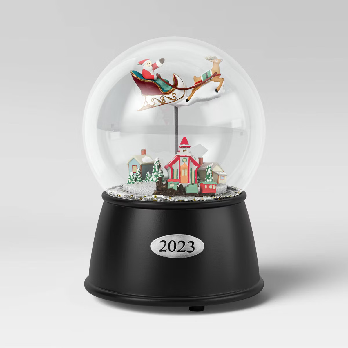 Flying Christmas Santa Snow Globe - Wondershop™ | Target