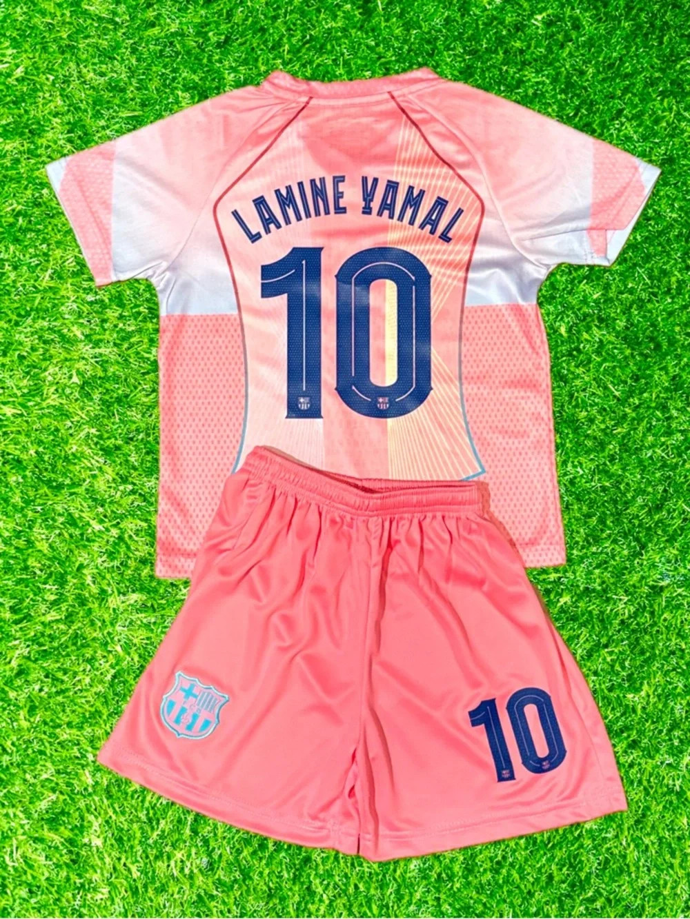Pink Lamine Yamal Soccer Jersey Set 2 Piece Set Toddler Youth Jersey | Poshmark