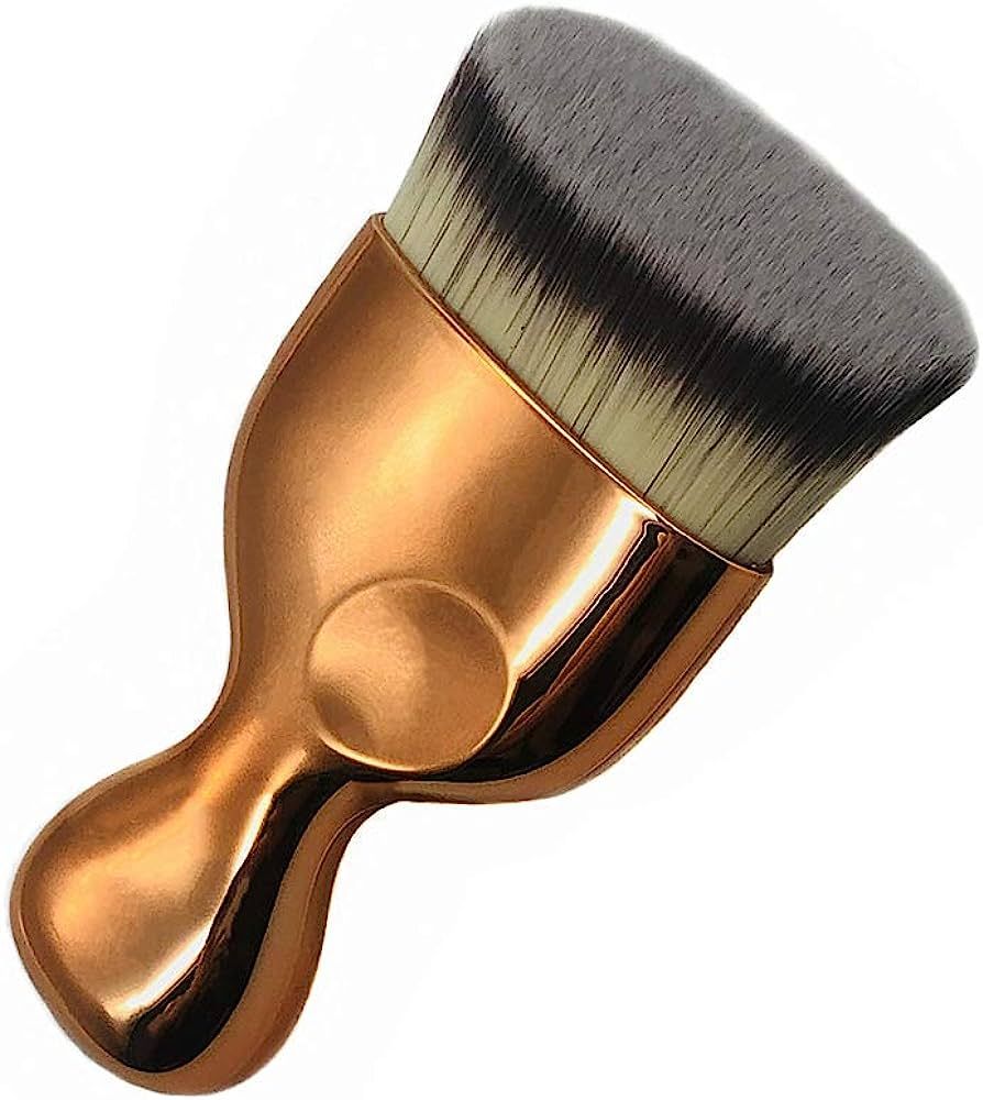 Angled Flat Foundation Brush High Density Face Body Kabuki Makeup Brush for Liquid Foundation Powder | Amazon (US)