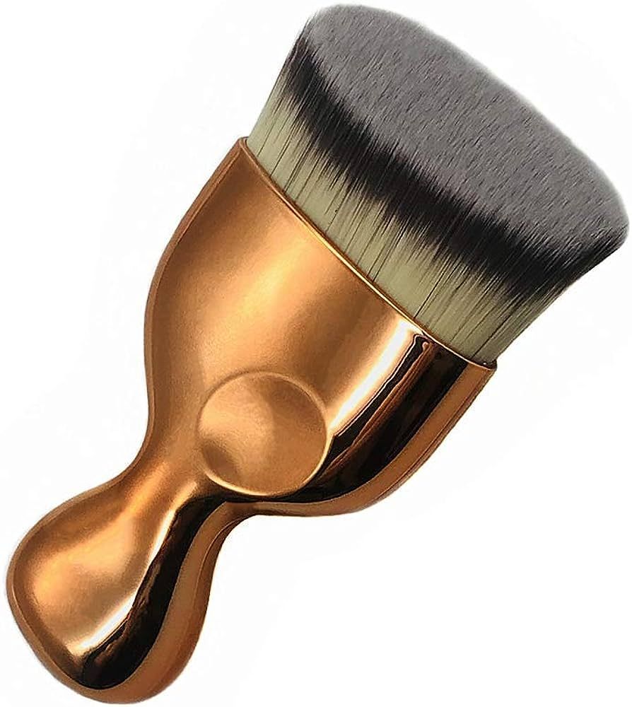 Angled Flat Foundation Brush High Density Face Body Kabuki Makeup Brush for Liquid Foundation Powder | Amazon (US)