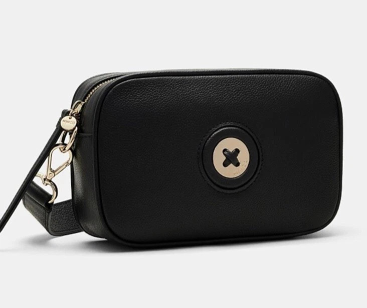 MIMCO Black Hand Bag Mim-Mazing Small Hip Handbag Cross Body Rose Gold Logo BNWT | eBay AU