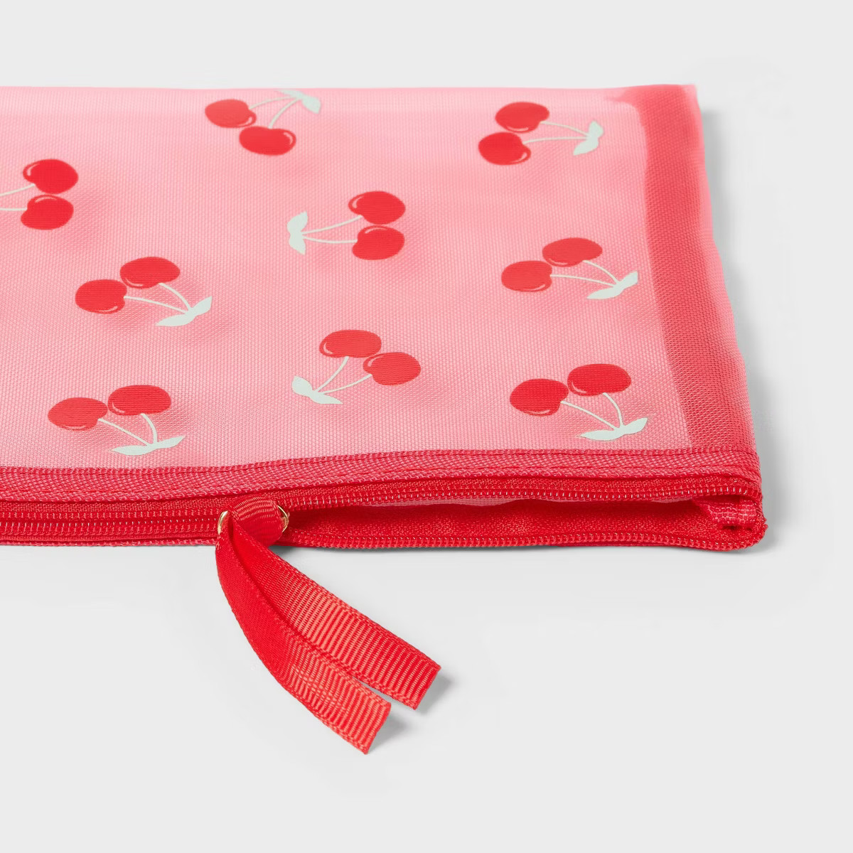 Valentine's Day Mesh Cherry Red Pencil Pouch - Spritz™ | Target