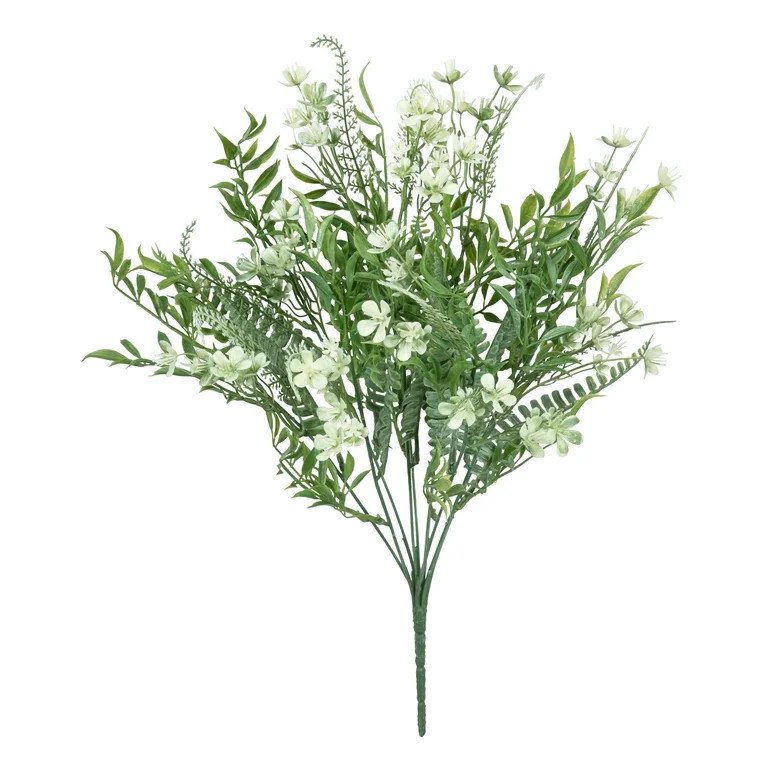 18.5-inch Artificial Greenery Mixed Spring Bush, for Indoor Use, by Mainstays | Walmart (US)