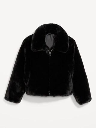 Faux-Fur Zip Jacket | Old Navy (US)