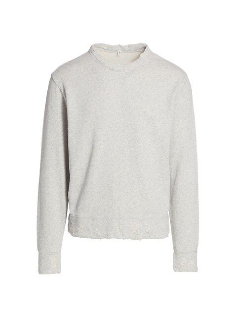 Distressed Crewneck Sweatshirt | Saks Fifth Avenue