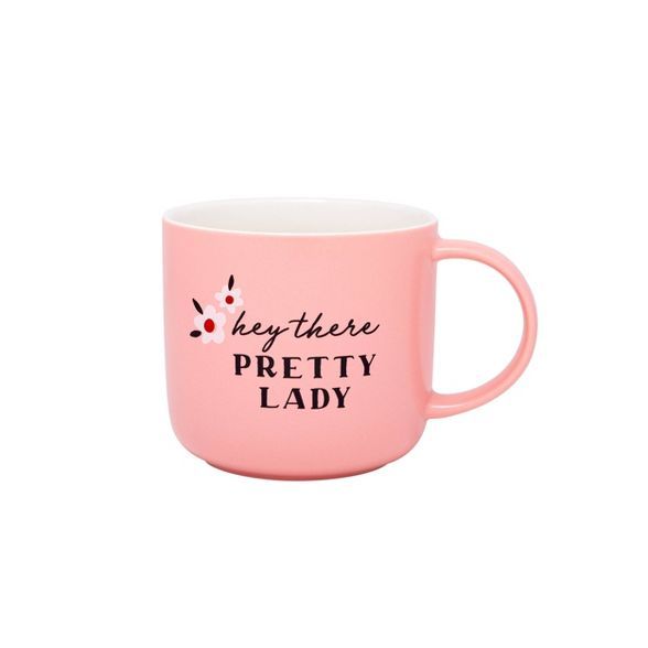 15oz Stoneware Hey There Pretty Lady Mug - Parker Lane | Target