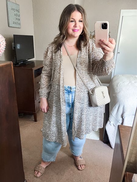 A neutral plus size outfit I forgot to post! This kimono has the cutest puff sleeve detail and would also work as a swim coverup. It comes in other colors and patterns, too! Wearing it in XXL.

#LTKcurves #LTKSeasonal #LTKstyletip