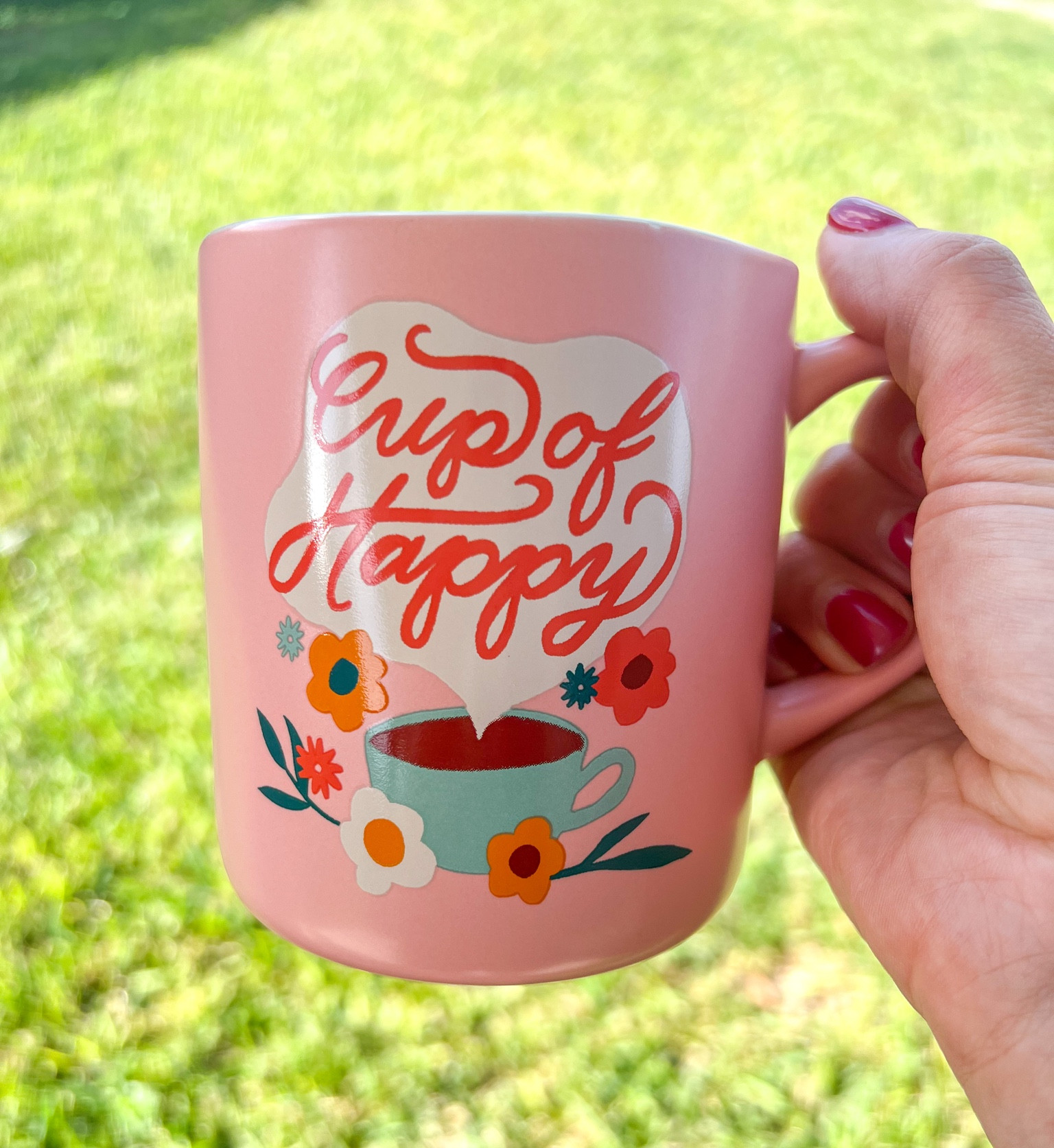 Cup of happy 
Coffee mug
Target finds
Pink
Opalhouse
Gift idea
Coffee bar
Affordable 

#LTKhome #LTKunder50 #LTKSeasonal