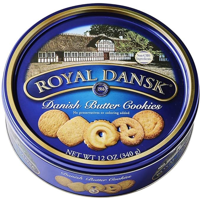 Royal Dansk Danish Cookie Selection, No Preservatives or Coloring Added, 12 Ounce | Amazon (US)