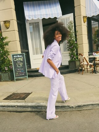 Extra High-Waisted Linen-Blend Wide-Leg Taylor Pants | Old Navy (US)