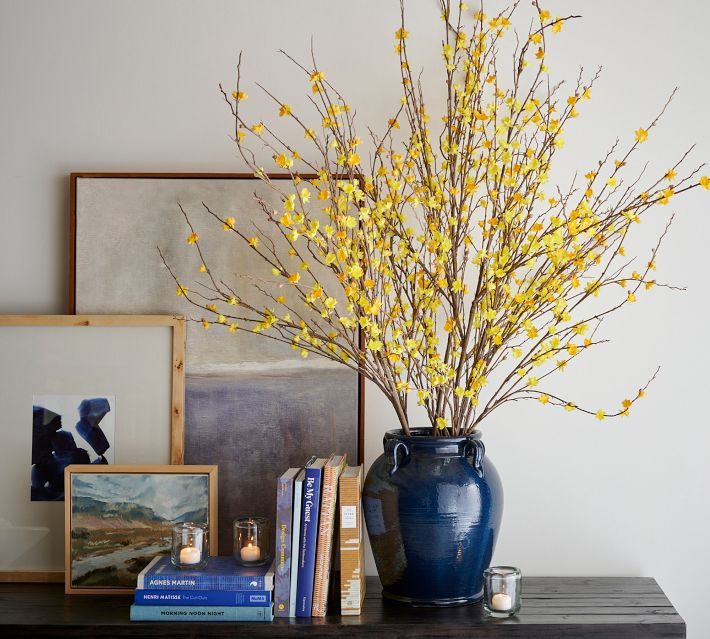 Faux Yellow Bloom Branch | Pottery Barn | Pottery Barn (US)