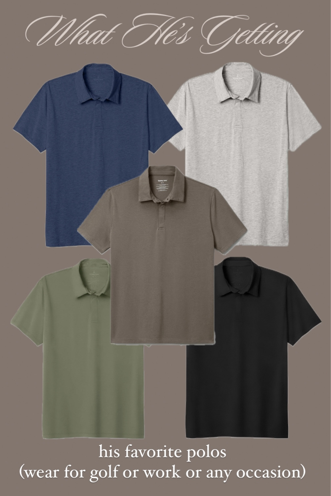 These are my husbands favorite polo shirts for golf and everyday! 40% off ends tonight for Tommy john!

#LTKCyberWeek #LTKSaleAlert #LTKMens