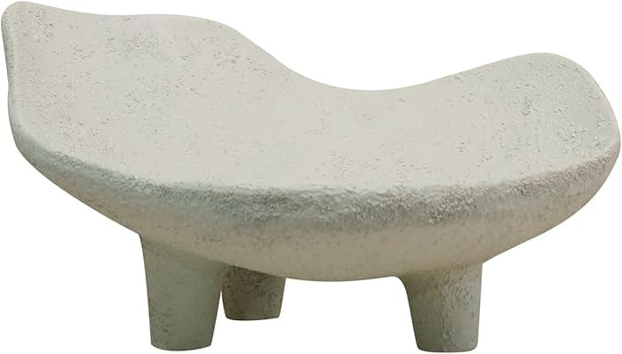 Braxio White Decorative Bowl with Sand Finish - Key Holder Bowl for Entryway Table, Modern Fruit ... | Amazon (US)