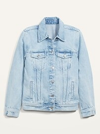 Light-Wash Non-Stretch Jean Jacket for Women | Old Navy (US)