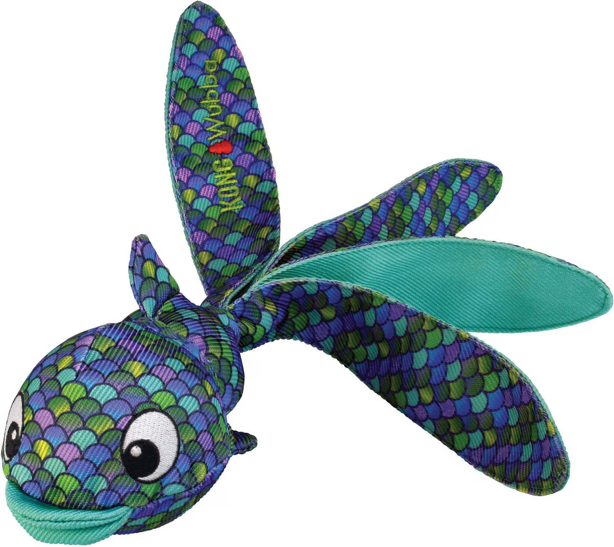 KONG Wubba Finz Dog Toy, Blue, Small | Chewy.com