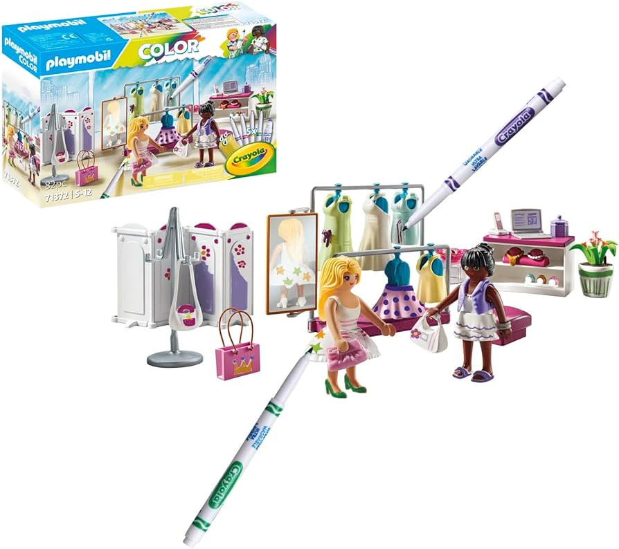 PLAYMOBIL Color with Crayola: Fashion Boutique | Amazon (CA)