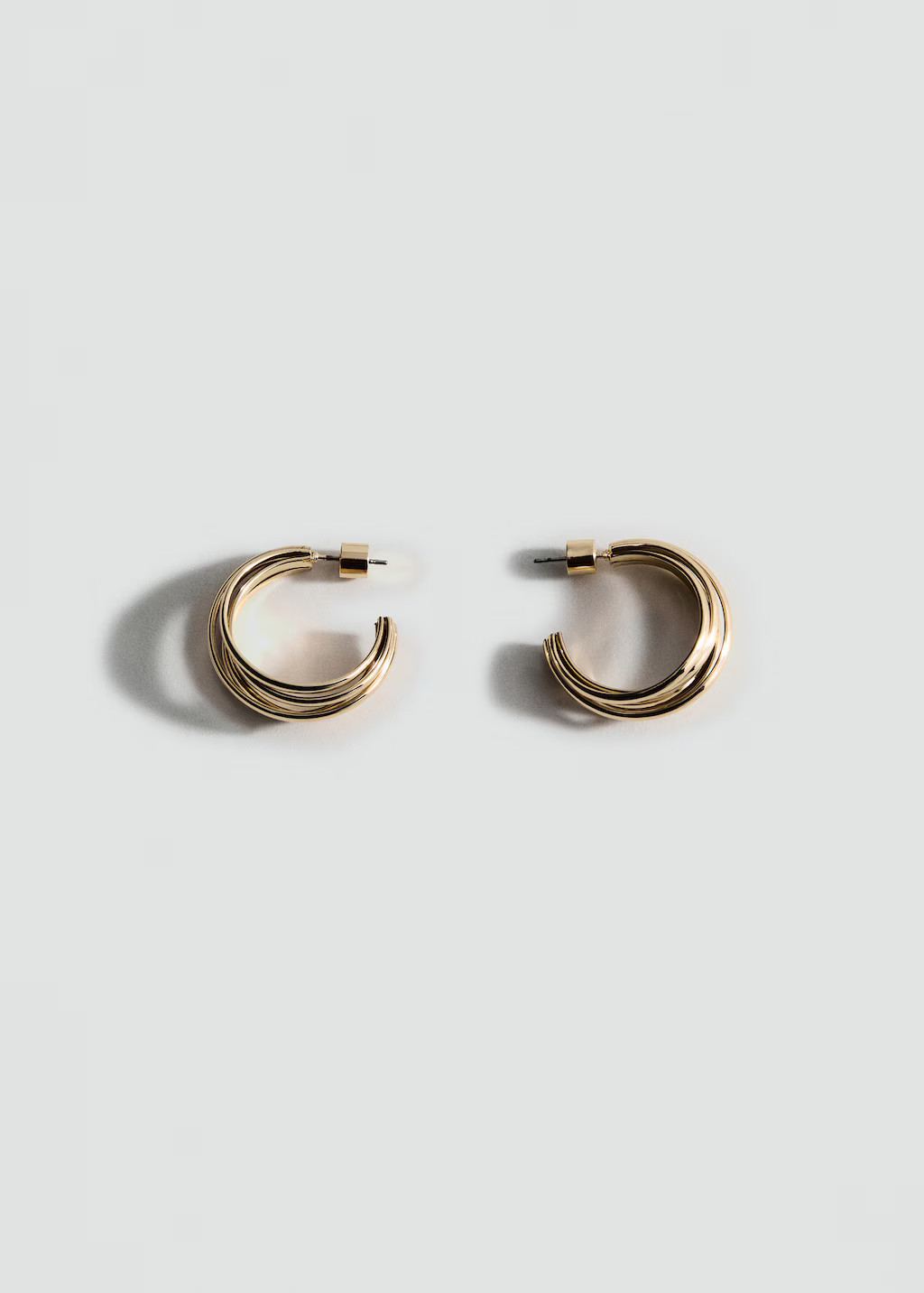 Intertwined hoop earrings | MANGO (UK)
