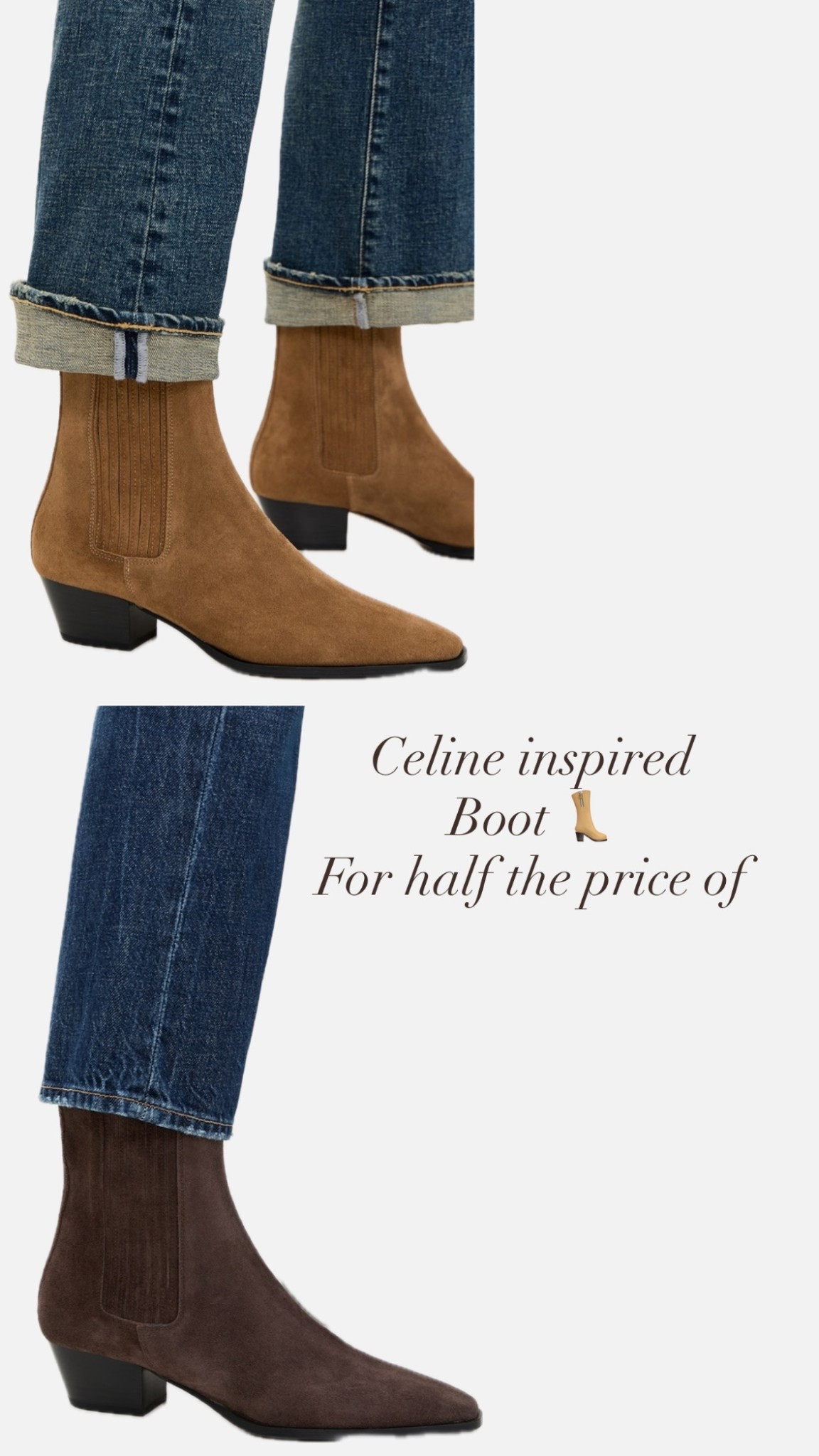 These boots are giving Celine, for half the price — daily edit cover from Found by Em