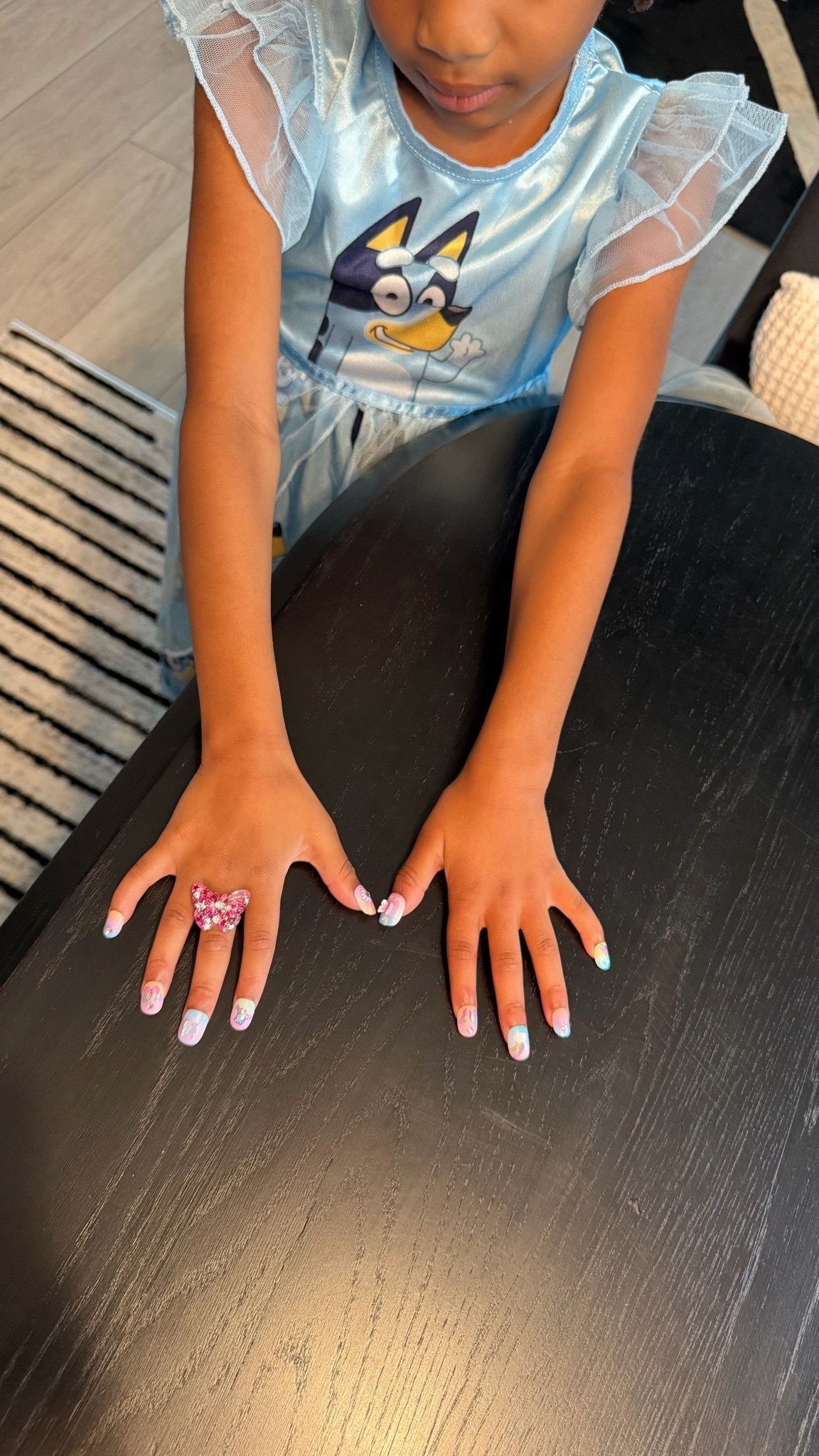 Like mama like daughter 💅🏽 GiGi is loving her press-ons! They come prepped alt with sticky pads on the back. So you pop them right on and off as you like. Perfect for a nail play day!

#LTKmomlife #LTKKids #LTKselfcare
