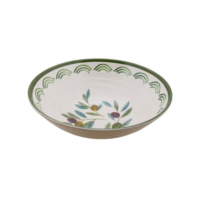 Better Homes & Gardens EcoChoice Bamboo Melamine Serve Bowl in Olive | Walmart (US)