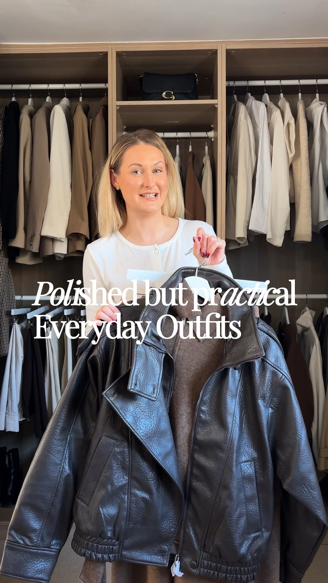 Polished but practical 💭
A new series of everyday outfits that work for real life.

Following a simple outfit formula: good staples + added structure + hero pieces = A polished but practical outfit that is comfortable but considered.

Knitted co-ord, leather jacket, Zara, cos, barrel leg 


#LTKFashionMonth #LTKuk #LTKstyletip