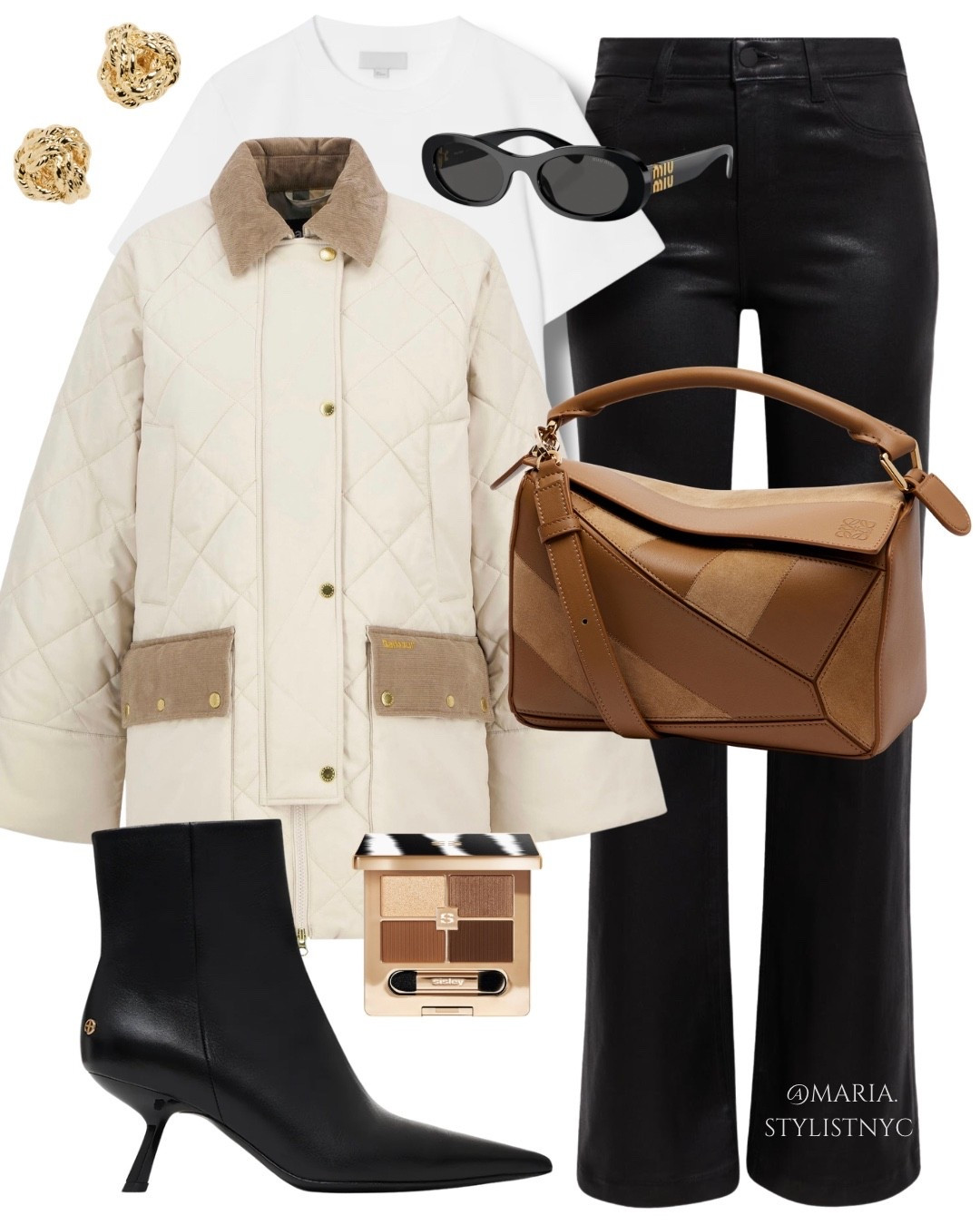 Black coated wide-leg jeans outfit 🖤✨

#LTKootd #LTKSaleAlert #LTKSeasonal