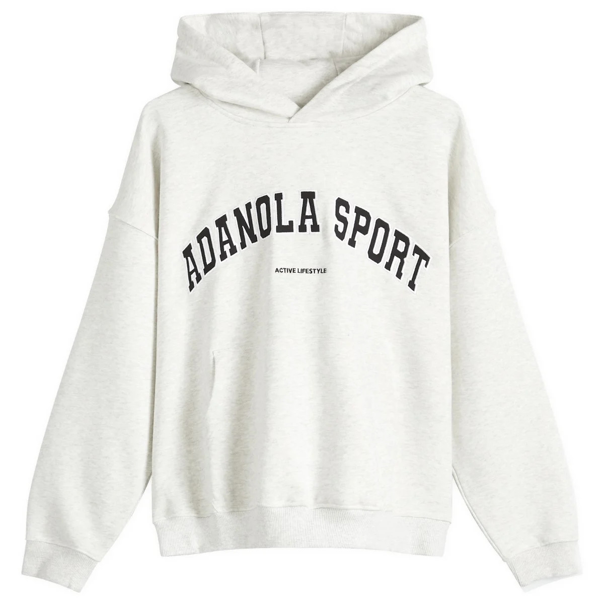 Adanola Women's AS Hoodie in Light Grey, Size Large | END. Clothing