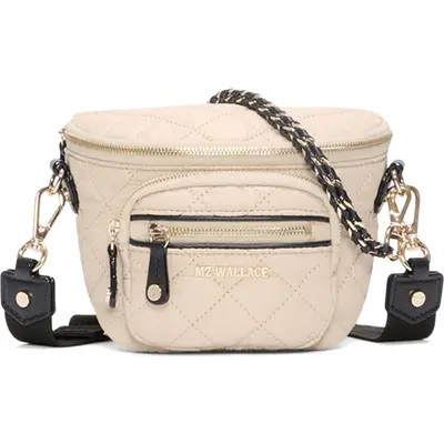 MZ Wallace Micro Crosby Sling Bag in Heritage Check at Nordstrom | Nordstrom