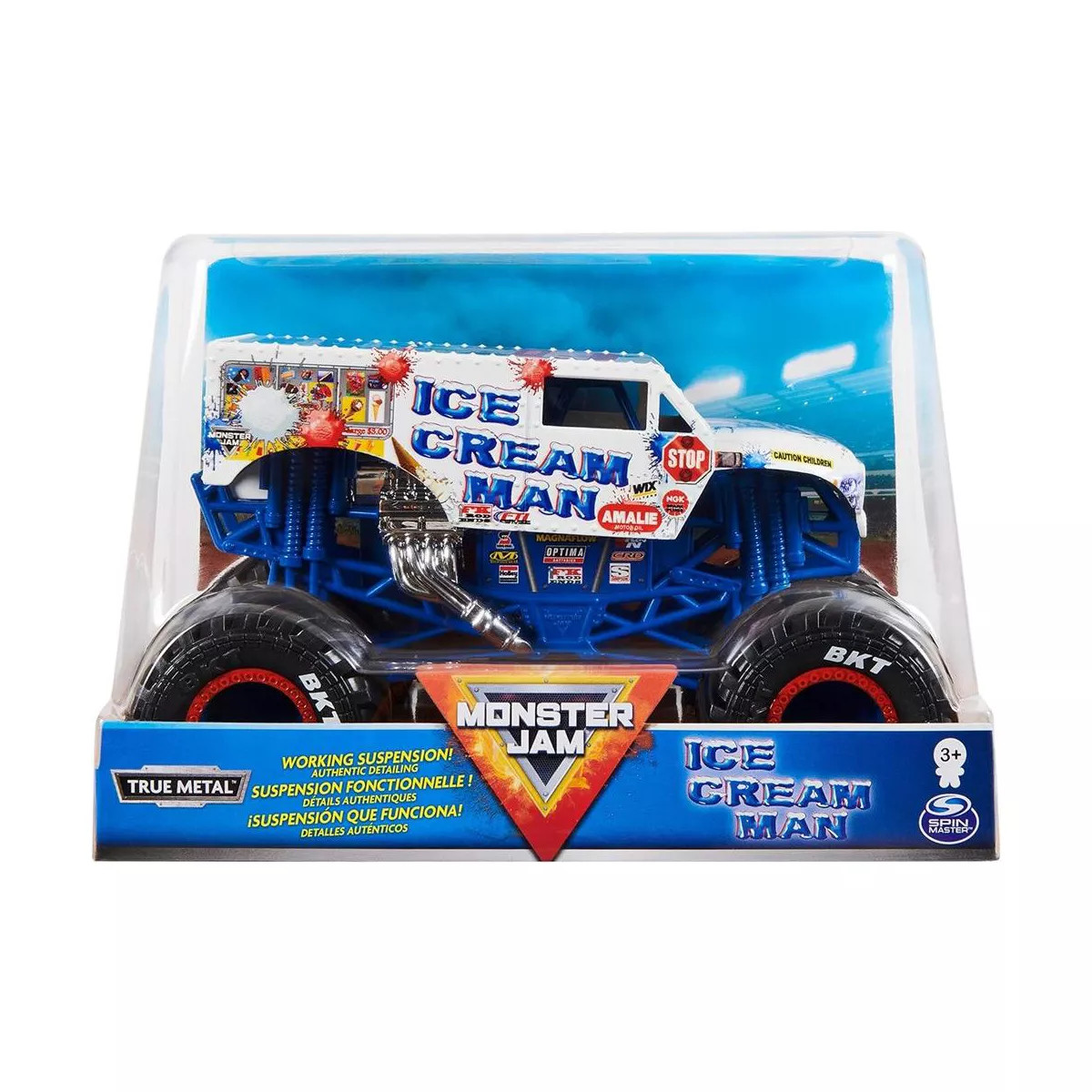 Monster Jam, Official Ice Cream Man Monster Truck, Die-Cast Vehicle, 1:24 Scale | Target