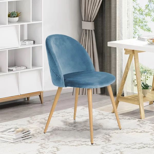 Marston Velvet Upholstered Side Chair (Set of 2) | Wayfair North America