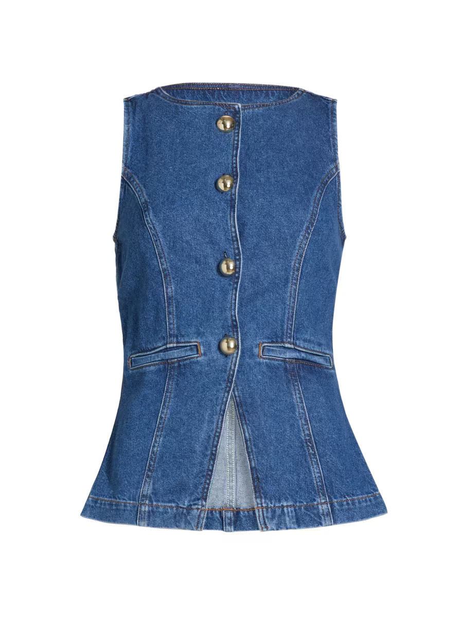 Ophelia Denim Top | Saks Fifth Avenue